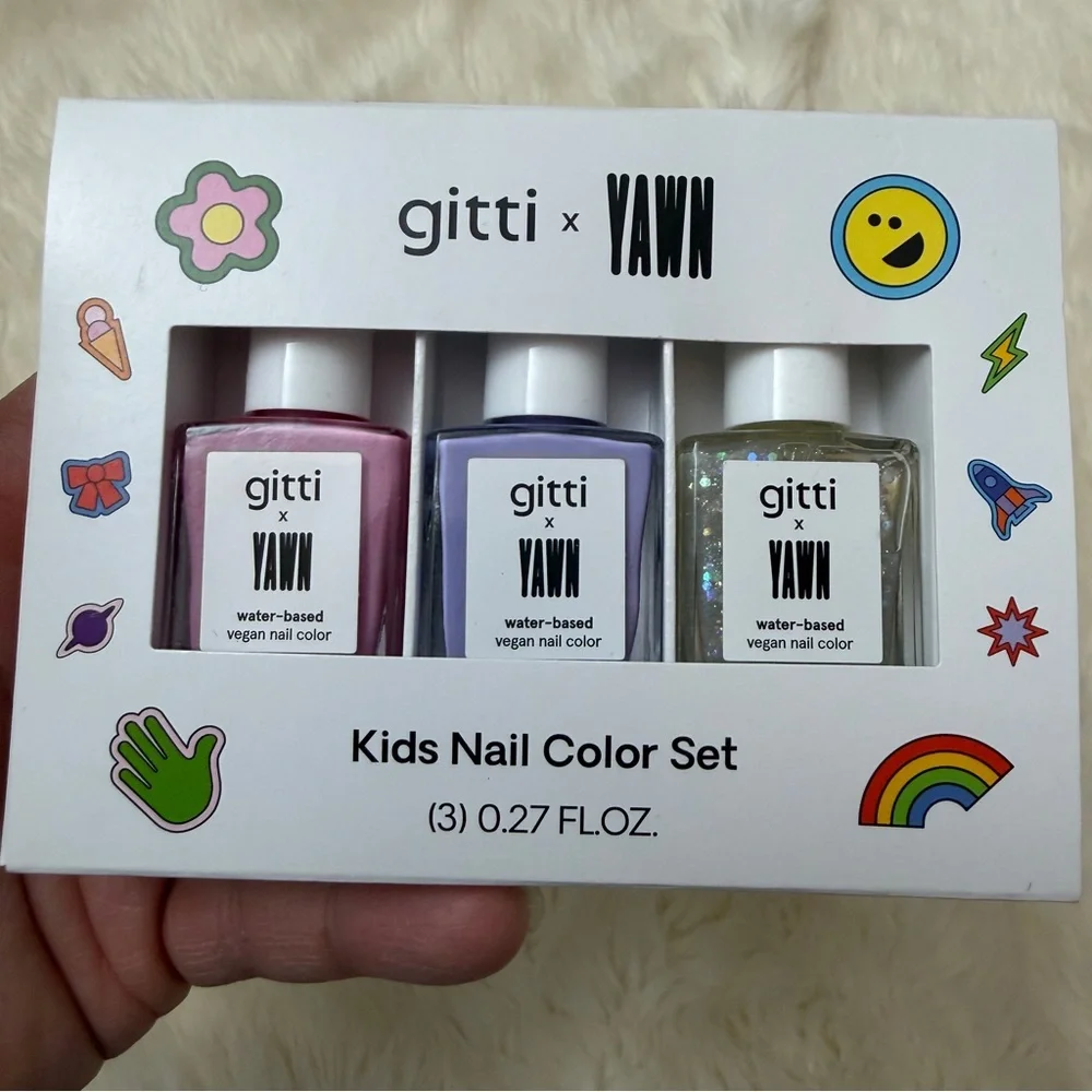 gitti x YAWN Kids Nail Color Set